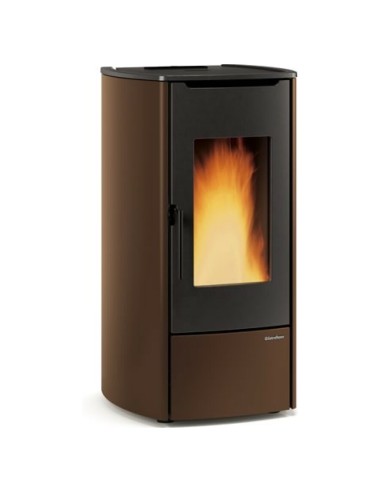 Termostufa a pellet Extraflame Nordica MARINA IDRO H11  ventilata 12 kw Bronzo