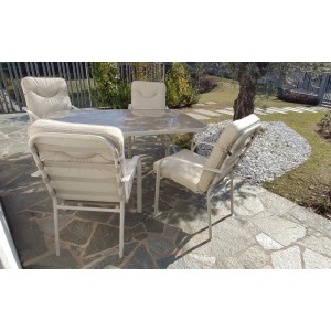 Tavolo in metallo cm.150x90 mod. Giove esterno giardino