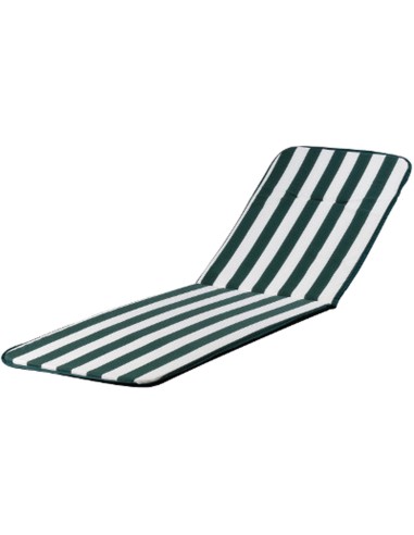 CUSCINO ACTION RELAX A RIGHE BIANCO/VERDE G1007B5