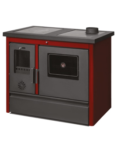 STUFA CUCINA A LEGNA 11,91 Kw PRESTIGE 97x63xH85 cm