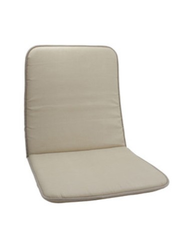 CUSCINO CON SCHIENALE PER SEDIA / POLTRONA BEIGE 8PZ