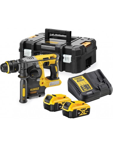 DeWalt Tassellatore a percussione SDS Plus 5.0 Ah con doppia batteria e valigetta DCH273P2T-QW