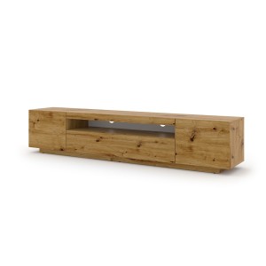 Mobile TV sospeso o a terra 200x42/36x37 Cm STAND AURA Rovere