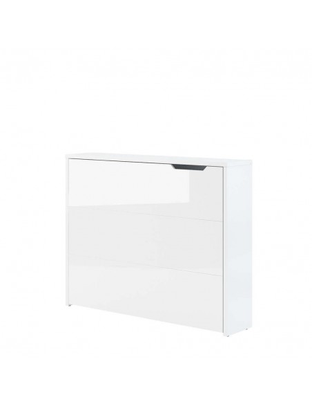 Lenart scrivania richiudibile Off. Consus cm115x27-136x93H sinistro Bianco  Lucido