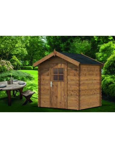 Casetta in legno impregnato CLARA cm. 206x176 senza Pavimento
