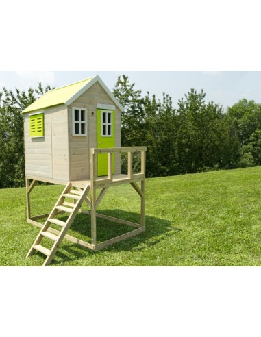 Casetta Casina legno su palafitta BAMBY per Bambini cm 120x120x155h Gioco Giardino