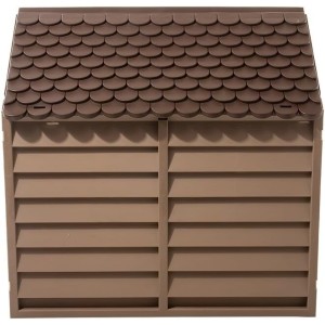 CUCCIA PER CANI CANE IN PVC MARRONE 78X84X60/80H