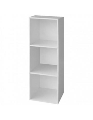 KIT MOBILE LIBRERIA IN MELAMINICO Mod. CUBO 31X29,5X91H COLORE BIANCO