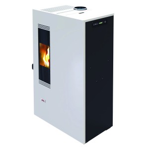 STUFA A PELLET 4,4 Kw QUEEN MINI 5 BIANCA 47x27xH88 cm
