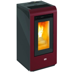 STUFA A PELLET QUEENPLUS HE 10 BORDEAUX