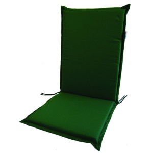 CUSCINO ZIPPO VERDE SCHIENALE ALTO 115x48xH6 cm