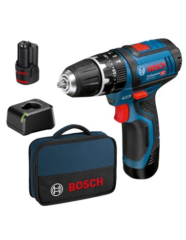 BOSCH-B TRAPANO 2 BATTERIE GSB 10,8-2LI IN VALIGIA