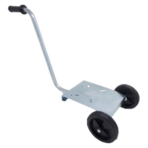 CARRELLO IN ACCIAIO PER POMPE DA TRAVASO base 200x210
