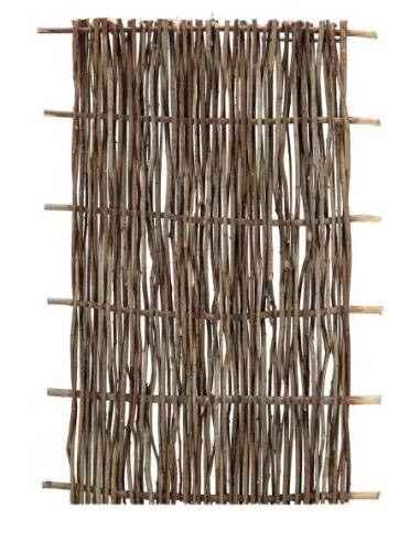 PANNELLO GRIGLIATO FRANGIVISTA  IN LEGNO DI NOCCIOLO 90x180 CM