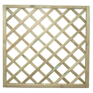 PANNELLO GRIGLIATO PINO IMPREGNATO MOD.35 CM.90X90H