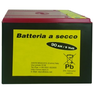 BATTERIE A SECCO 130AH 9V P/ELETTR