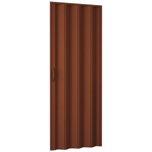 PORTA A SOFFIETTO PVC CM 82x214 NOCE