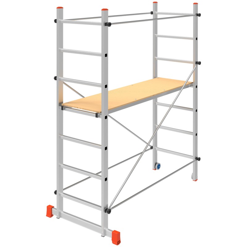 TRABATTELLO ALLUMINIO STEP UP LABOR H218 - 158x80xH210 CM TRABATTELLO ALLUMINIO STEP UP LABOR H218 - 158x80xH210 CM