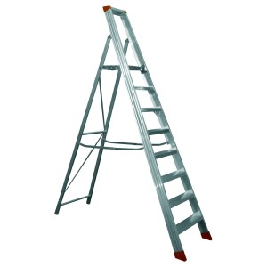 SCALA ALLUMINIO STEP UP PROFILO A U 12 GRADINI