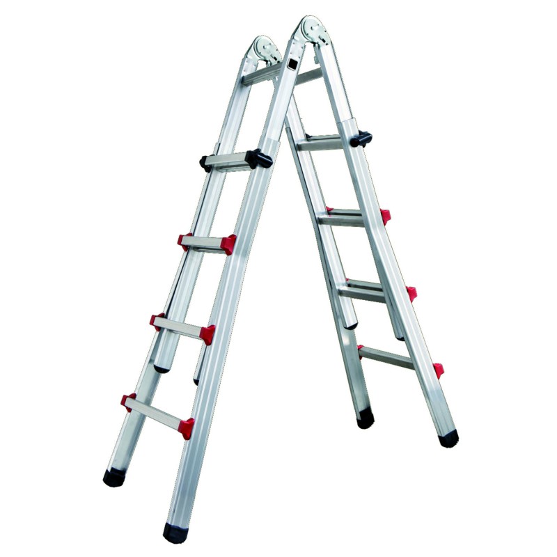SCALA TELESCOPICA STEP UP PIUMA 4+4 GRADINI SCALA TELESCOPICA STEP UP PIUMA 4+4 GRADINI