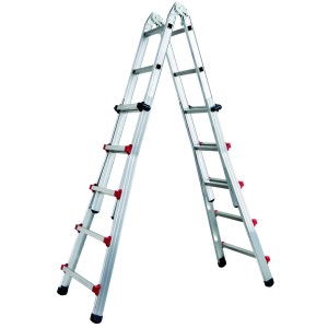 SCALA TELESCOPICA STEP UP PIUMA 5+5 GRADINI