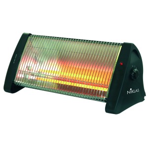 STUFA AL QUARZO NIKLAS DA TERRA 1200W - 47x18x21 CM