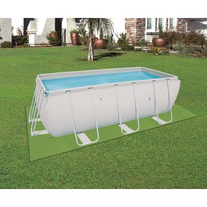 Bestway 58265 - Protezione per il Fondo della Piscina, Verde, Confezione da 8 pezzi di 81 x 81 cm