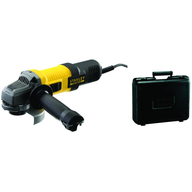 SMERIGLIATRICE STANLEY FATMAX FMEG210K CON IMPUGNATURA LATERALE E VALIGETTA SMERIGLIATRICE STANLEY FATMAX FMEG210K CON IMPUGNATURA LATERALE E VALIGETTA
