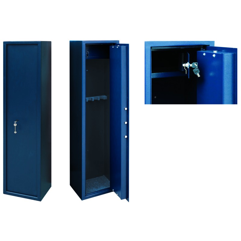ARMADIO PORTAFUCILI BRIXO 5 POSTI CON TESORETTO L35xP30xH145 cm ARMADIO PORTAFUCILI BRIXO 5 POSTI CON TESORETTO L35xP30xH145 cm
