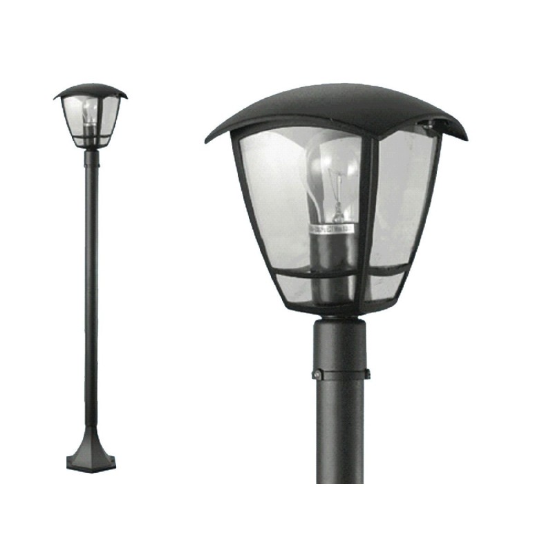 LAMPIONE SELENE ALTEZZA CM.100 ALLUMINIO PRESSOFUSO VERNICIATO NERO E27 LAMPIONE SELENE ALTEZZA CM.100 ALLUMINIO PRESSOFUSO VERNICIATO NERO E27