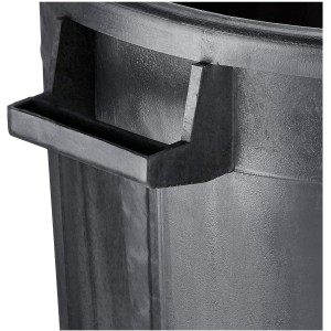 BIDONE IN PLASTICA PORTARIFIUTI NERO LT. 100