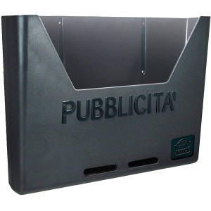 CASSETTA POSTALE PER PUBBLICITA' CAROSELLO IN POLICARBONATO COLORE GHISA