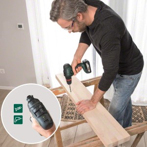 TRAPANO BOSCH BATTERIA LITIO 18V. ADVACED IMPACT 18 + VALIGETTA E ACCESSORI