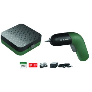 AVVITATORE IXO VI BOSCH VERDE 3,6V BATTERIA LITIO + CUSTODIA E ACCESSORI