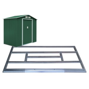 KIT FONDAZIONI FONDAMENTA ZINCATE PER GARDEN COTTAGE METALGREEN L.277