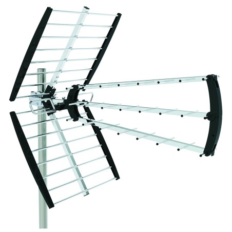 ANTENNA DIRETTIVA UHF ALTO GUADAGNO ATTACCO F CON FILTRO LTE 21 ELEMENTI -414034