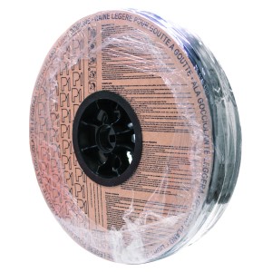 ALA GOCCIOLANTE POLIETILENE D16 GOCCIOLATORE PIATTO DG20 2,1L/H ROTOLO 250 MT
