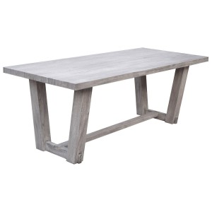 TAVOLO  LEGNO MAGNUM STONE CM.200X90X78H EFFETTO PIETRA ARREDO ESTERNO