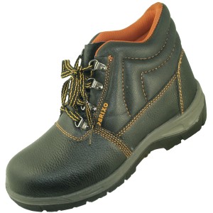 SCARPE DA LAVORO ALTE BRIXO ANTINFORTUNISTICA CUOIO NERO S1P PANGEA SCARPA N.43