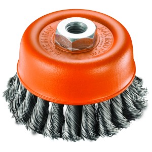 SPAZZOLA BRIXO A TAZZA MAZZETTI RITORTI D.120 IN ACCIAIO