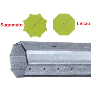 RULLO OTTAGONALE LISCIO PER TAPPARELLE AVVOLGIBILI MT.3 A.109030L