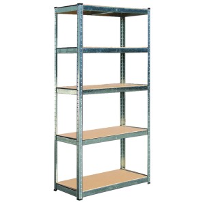 SCAFFALE IN KIT 5 PIANI BRIXO H.180 SILVER 150