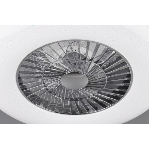 VENTILATORE+PLAFONIERA LED MOD.VISBY CM.60