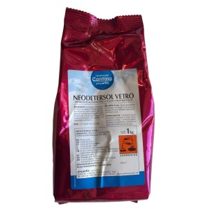 NEODETERSOL VETRO KG.1 DETERGENTE PER PULIZIA BOTTIGLIE BOTTI DAMIGIANE