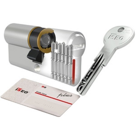 CILINDRO ISEO R6 PLUS MM. 30X40 5 CHIAVI SECURITY CARD