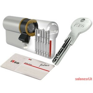 CILINDRO ISEO R6 PLUS MM. 30X40 5 CHIAVI SECURITY CARD