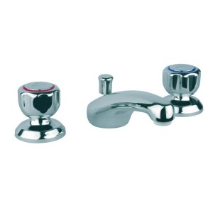 SERIE DORIA BATTERIA PER LAVABO ATTACCO 1/2 RUBINETTO
