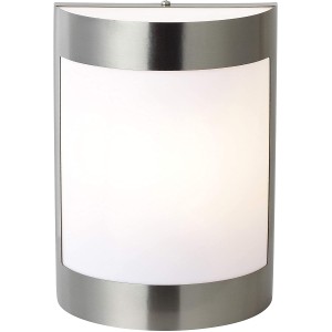 APPLIQUE MODELLO 1130-1 COLORE ACCIAIO cm 9,5x16,1x26h