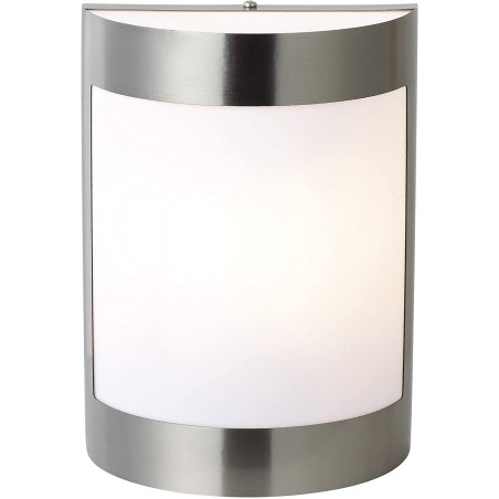 APPLIQUE MODELLO 1130-1 COLORE ACCIAIO cm 9,5x16,1x26h