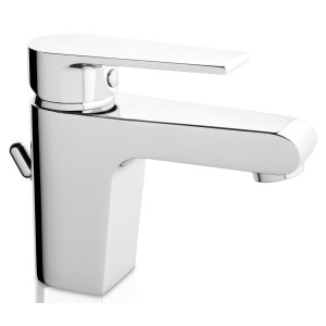 RUBINETTO LAVABO cromato miscelatore monocomando con raccordi flessibili MAMOLI LOGOS R2420